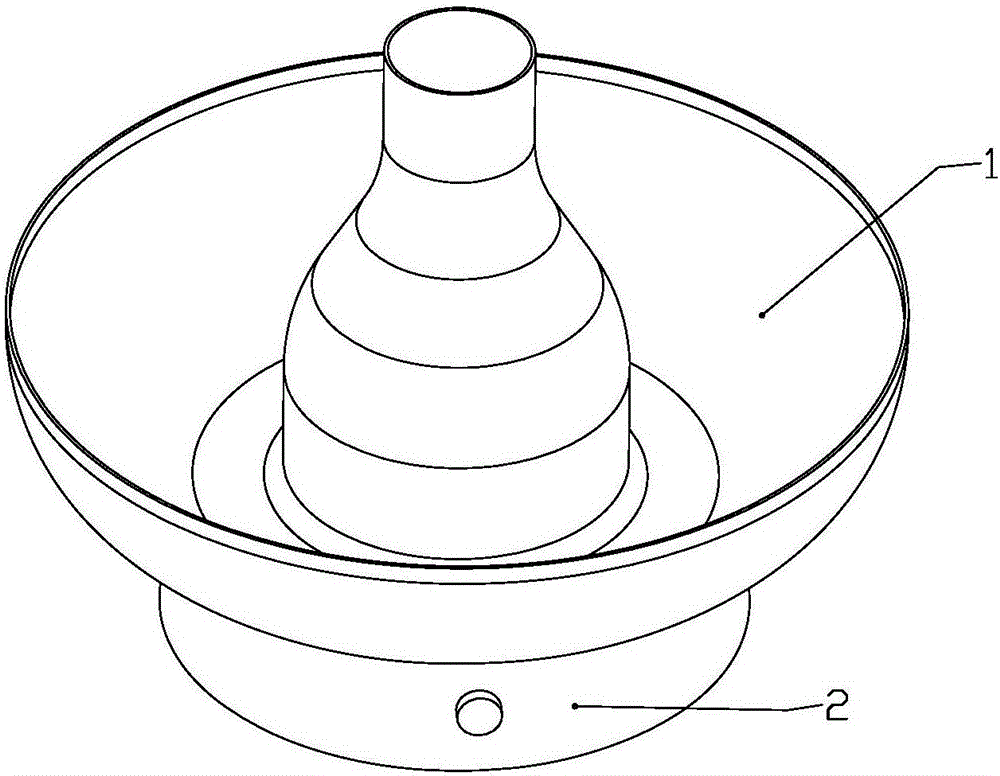 Three-dimensional electric heating cooker and three-dimensional hot pot