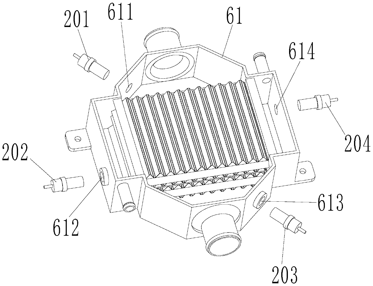 Cooling and heating dual-purpose intercooler, fuel cell system and control method