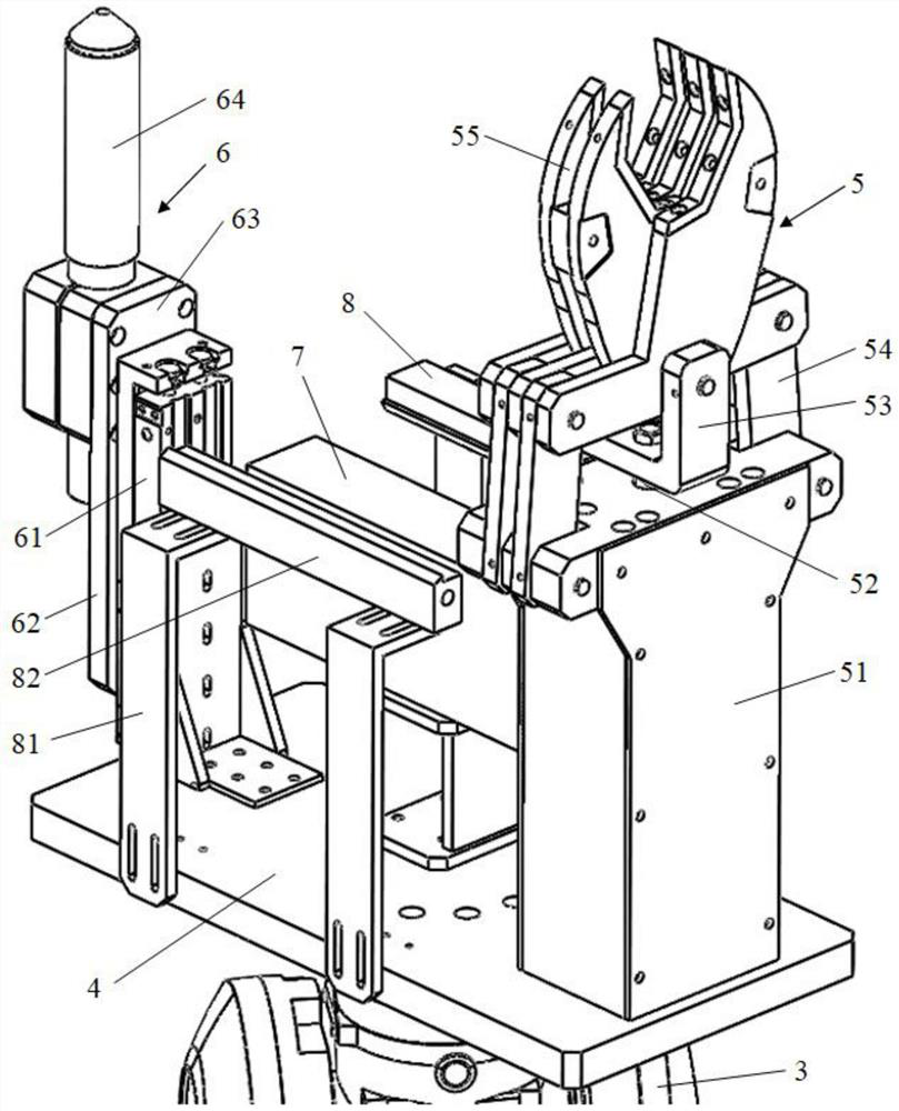 Bar production line cooling bed sampling robot system and sampling method