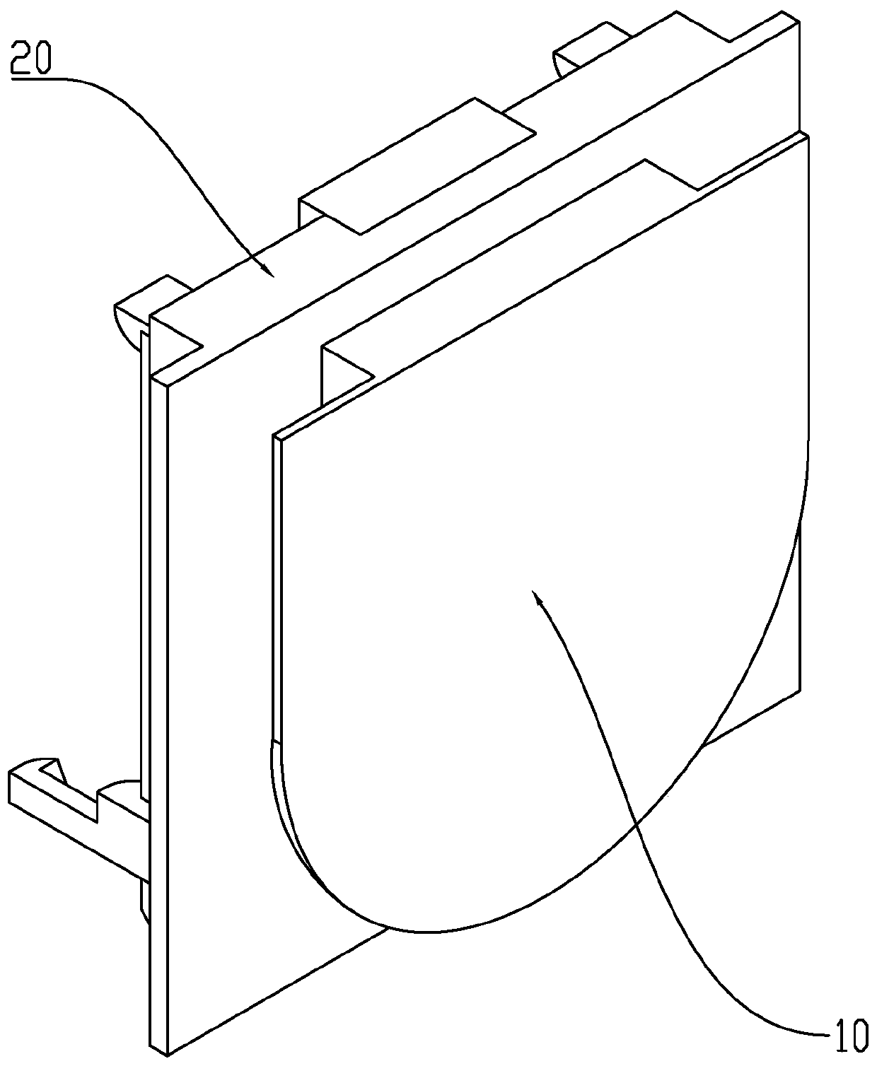 Folding anti-counterfeiting buckle structure