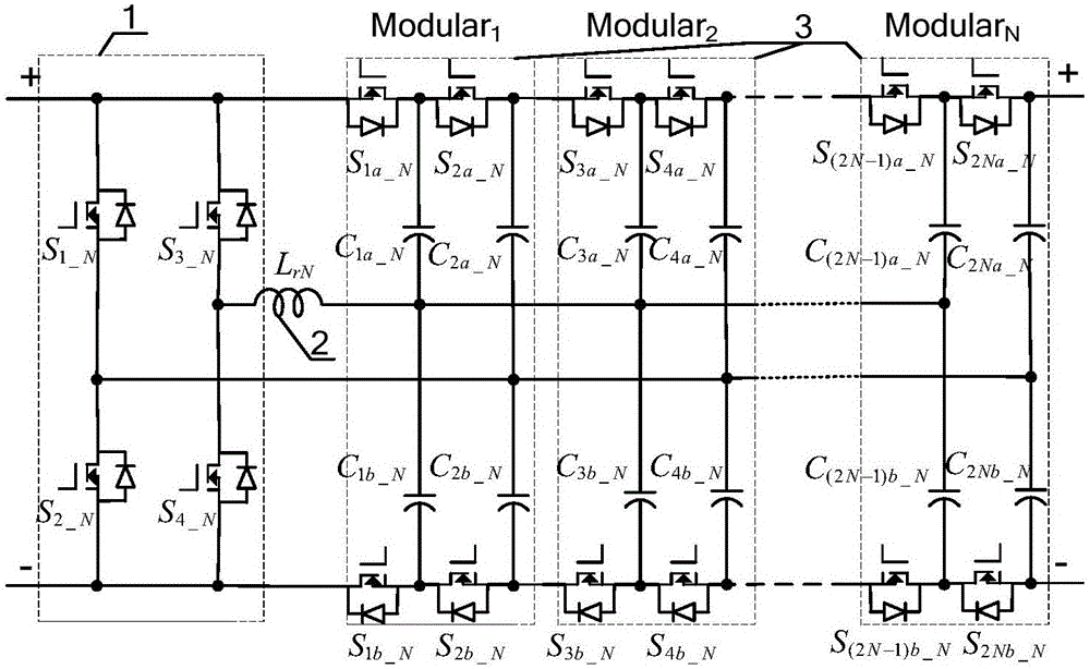 A Multiphase Resonant Bridge Modular Multilevel Switched Capacitor Converter