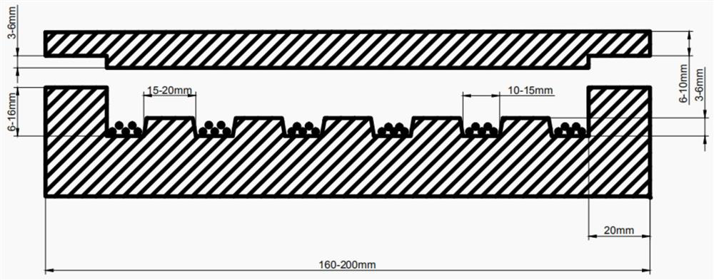 Preparation method of basalt fiber reinforced flame-retardant wood-plastic composite material