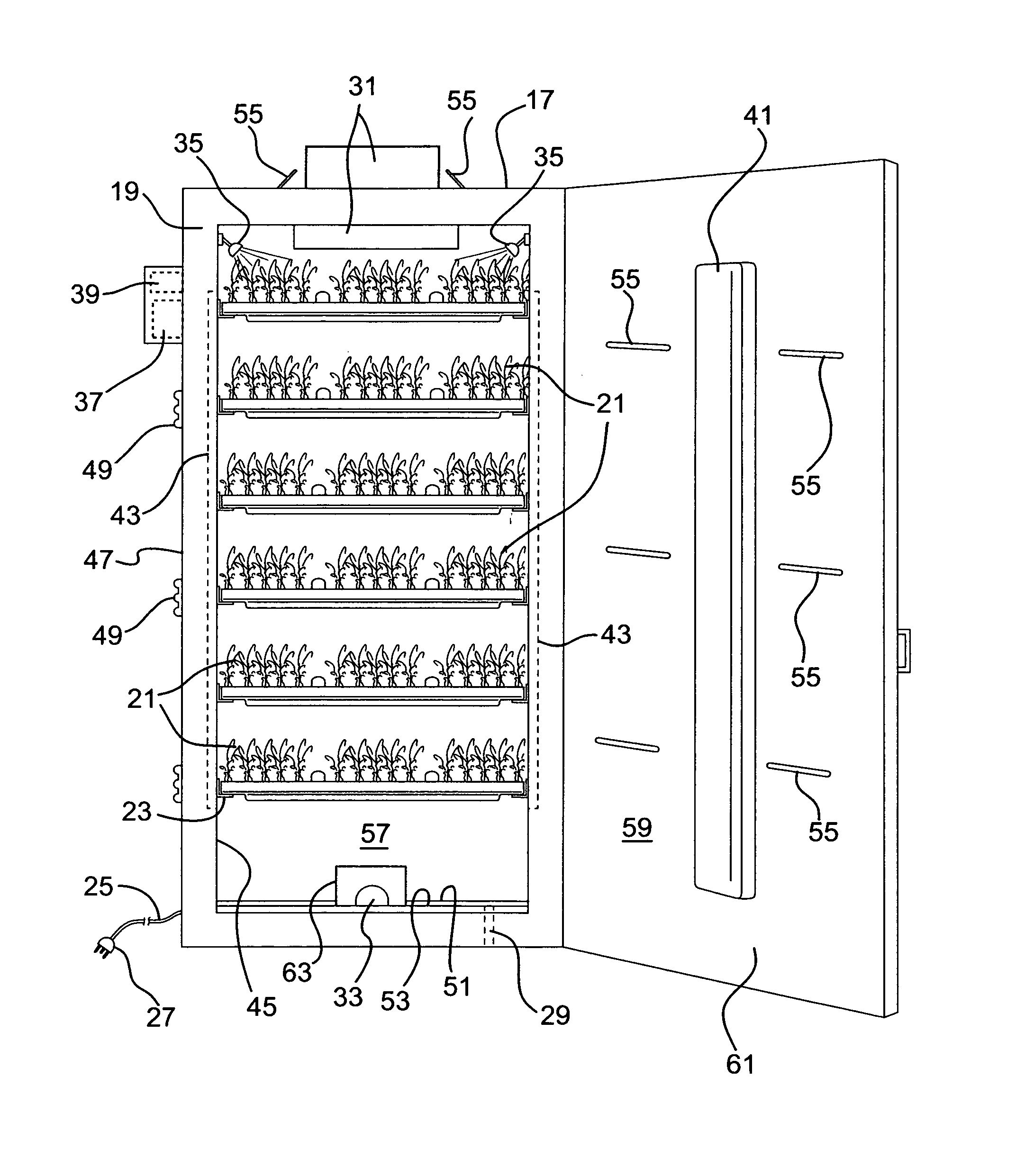 Growing chamber