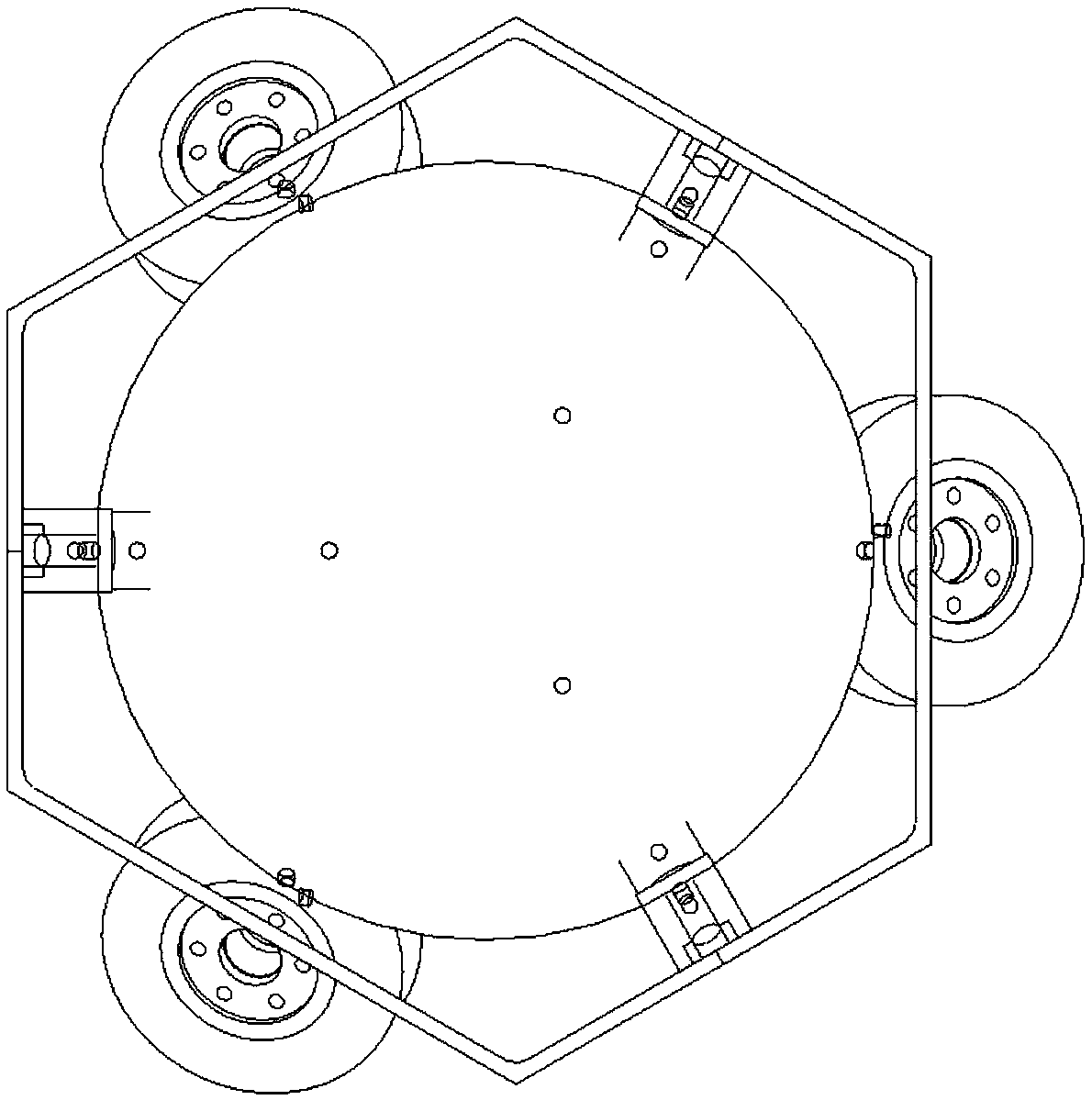 Omni-directional active friction end effector for space target control