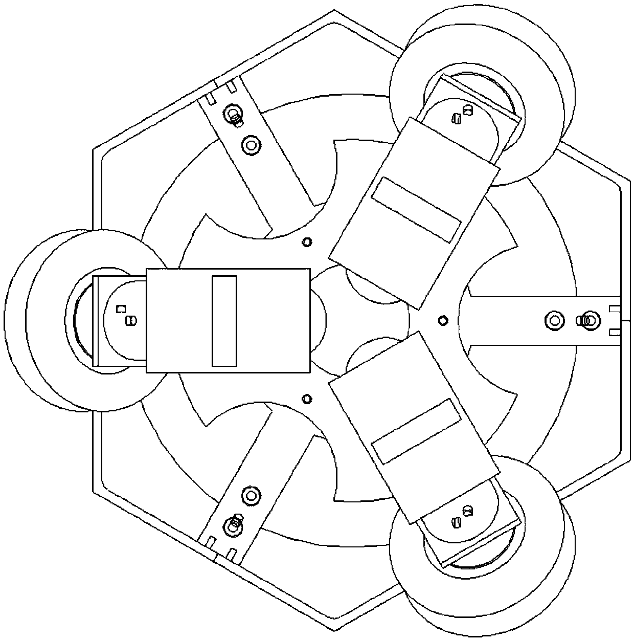 Omni-directional active friction end effector for space target control