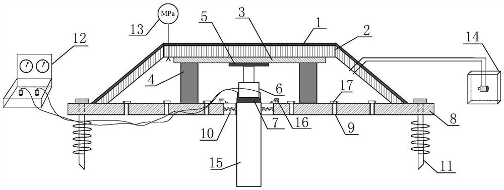 Sealing protection device and method for vacuum negative pressure static test pile