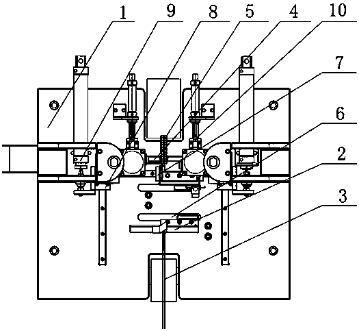 Automatic foot buckle screw machine