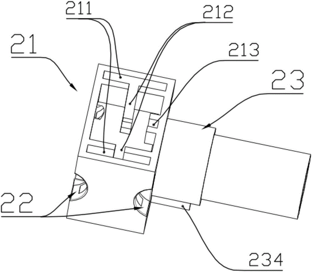 Connector applied to oil circuit transmission in motor vehicle