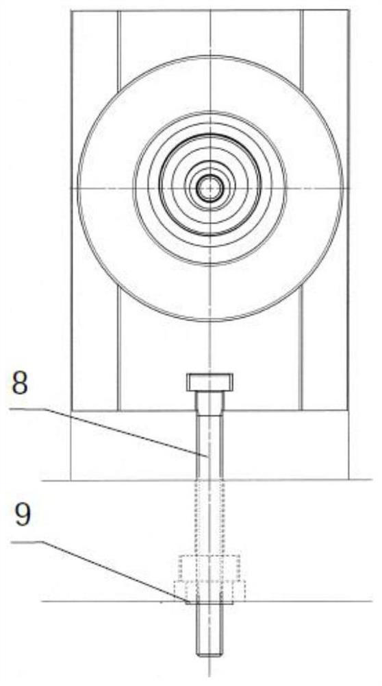 Process for mounting radial bush tool