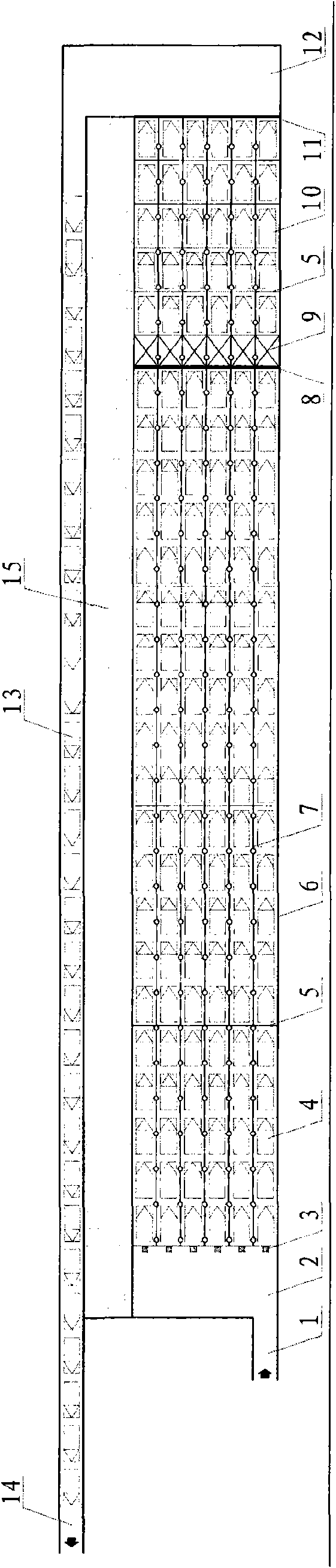 Taxi lining area setting controlling method