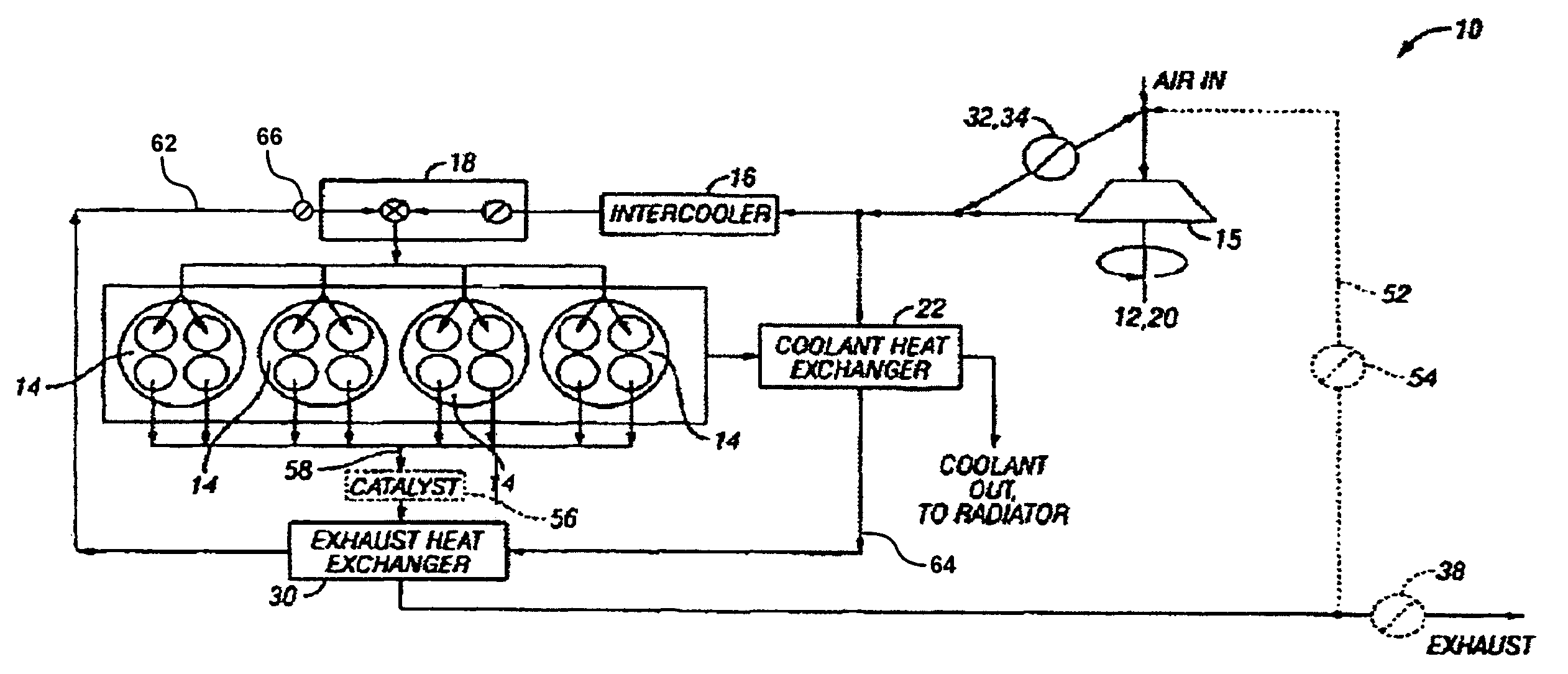 System and method for maintaining heated intake air