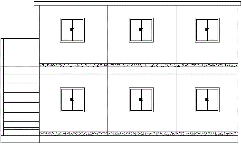 Waterproof and moisture-proof PVC container floor