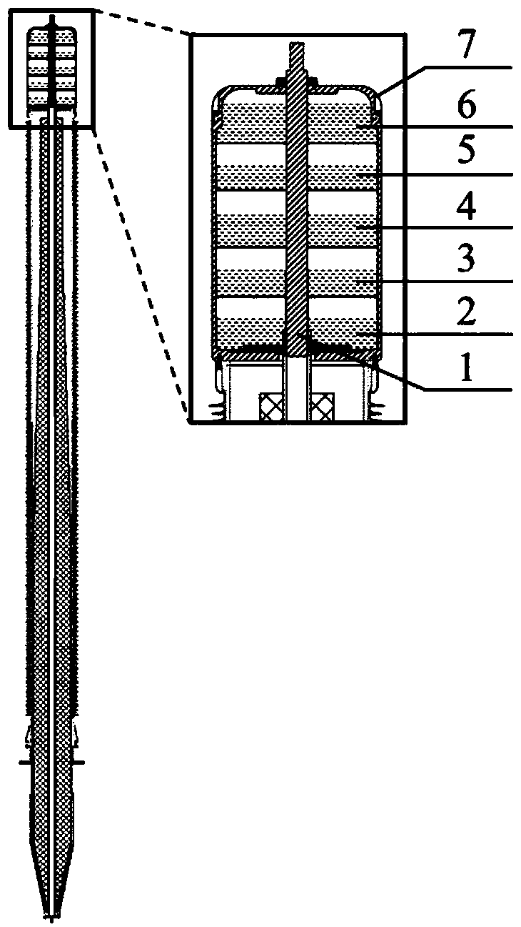 Multi-ring tuned liquid damper based on ultra-high voltage composite casings and method thereof