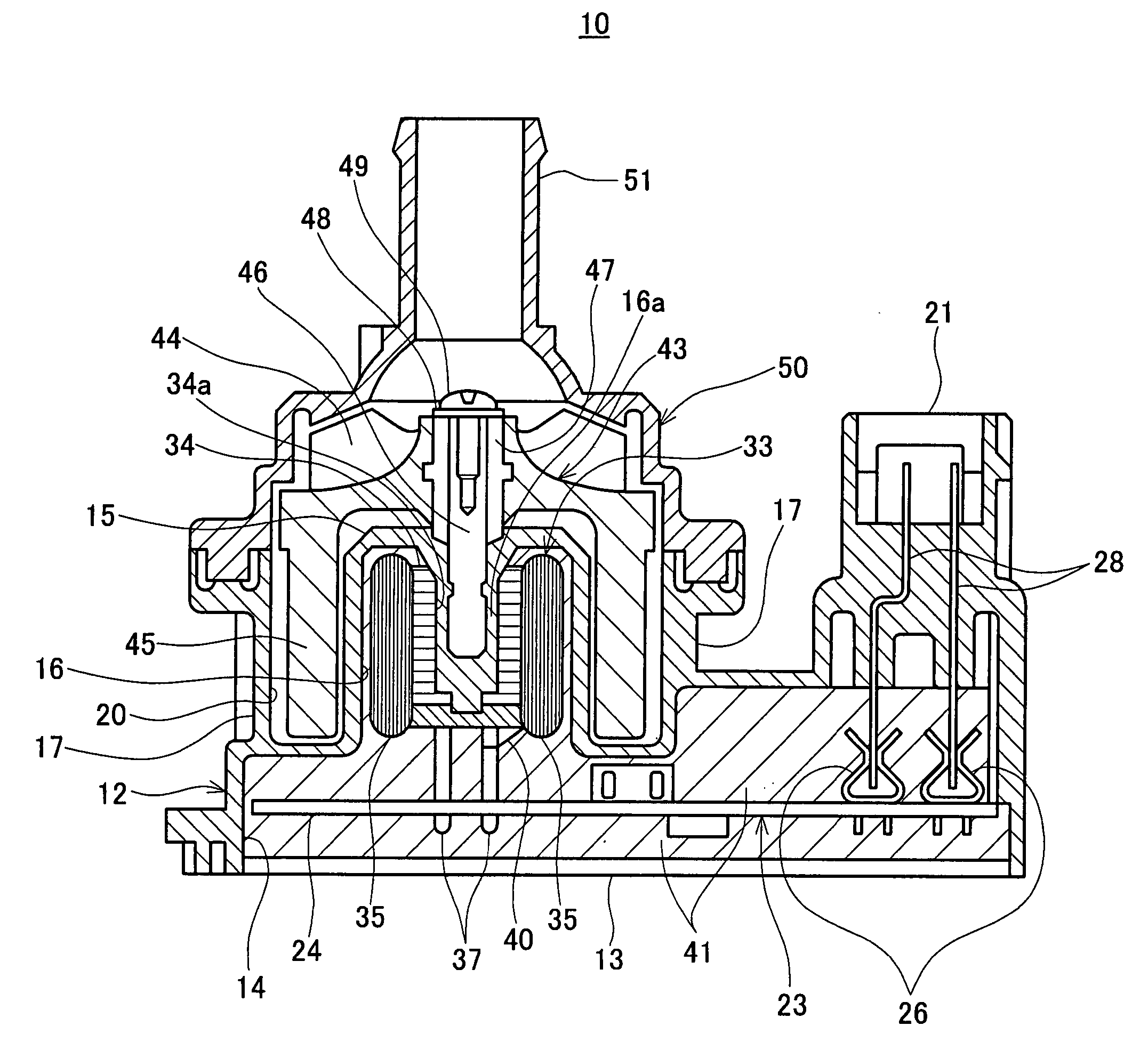 Electronic control unit and electric pump