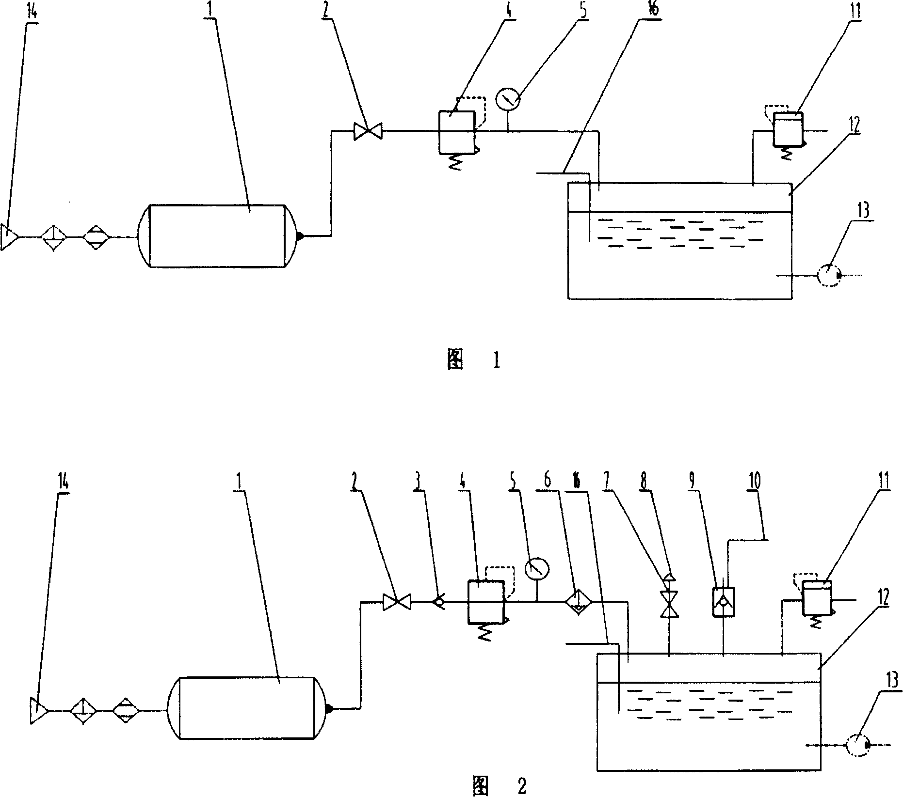 Pressurizing oil tank of concrete pump