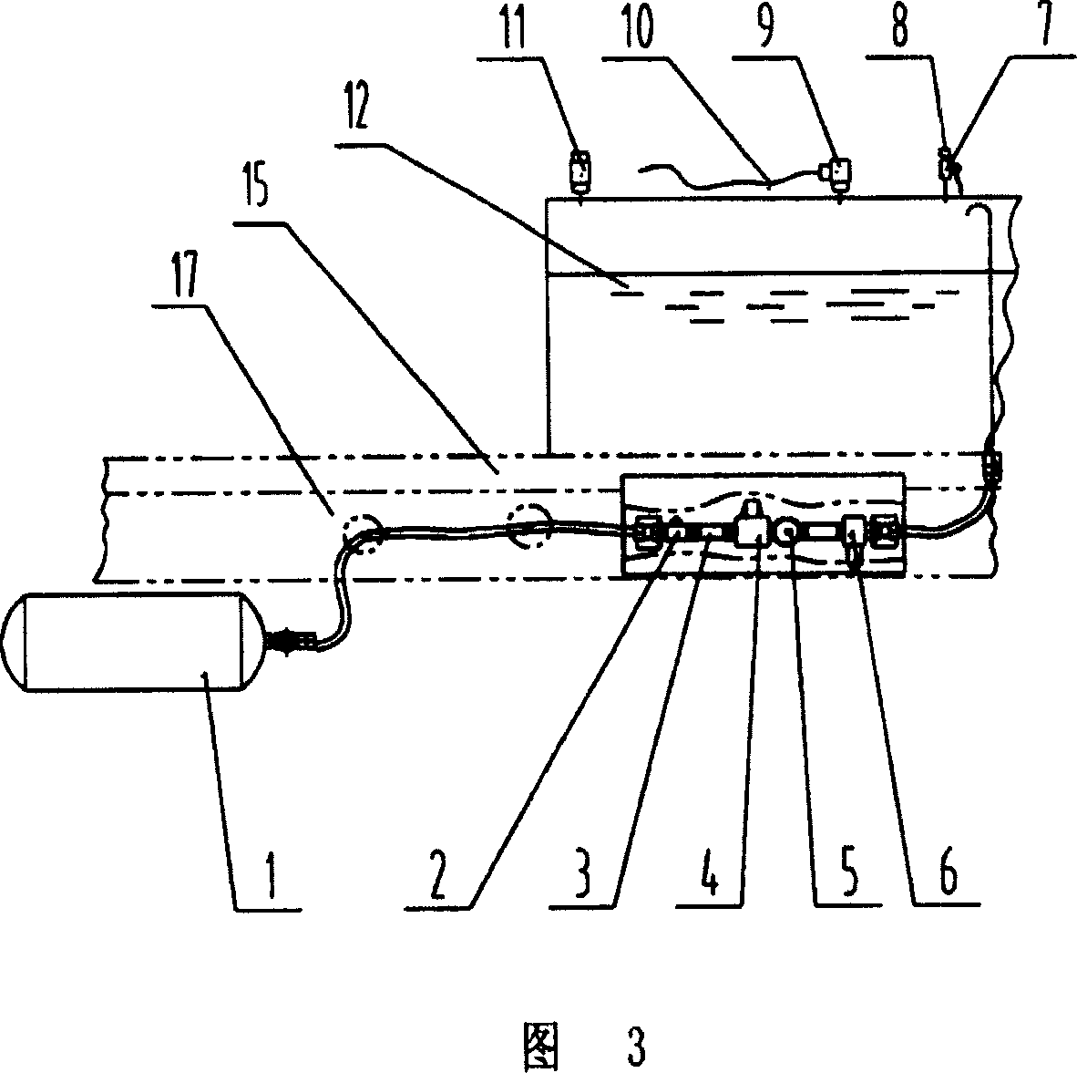 Pressurizing oil tank of concrete pump