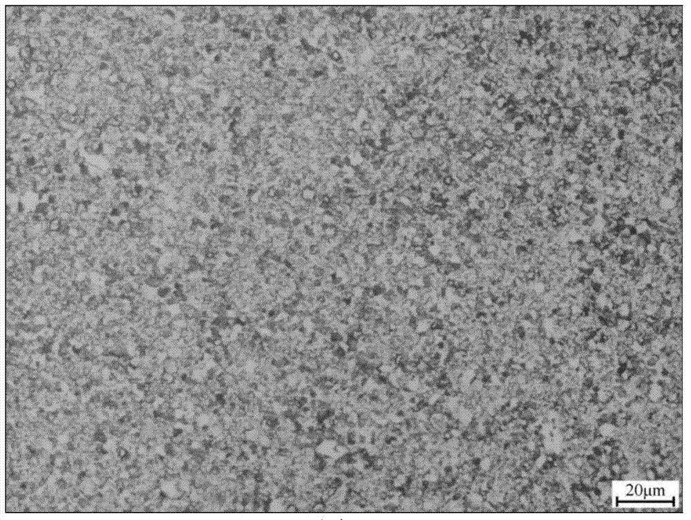 Preparation method of high-density fine-grain W-TiC alloy material