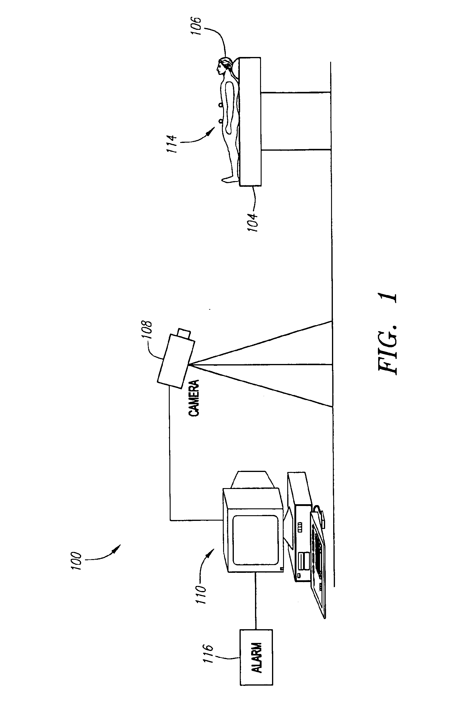 Method and system for monitoring breathing activity of a subject
