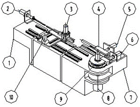 Numerical control servo automatic bending machine