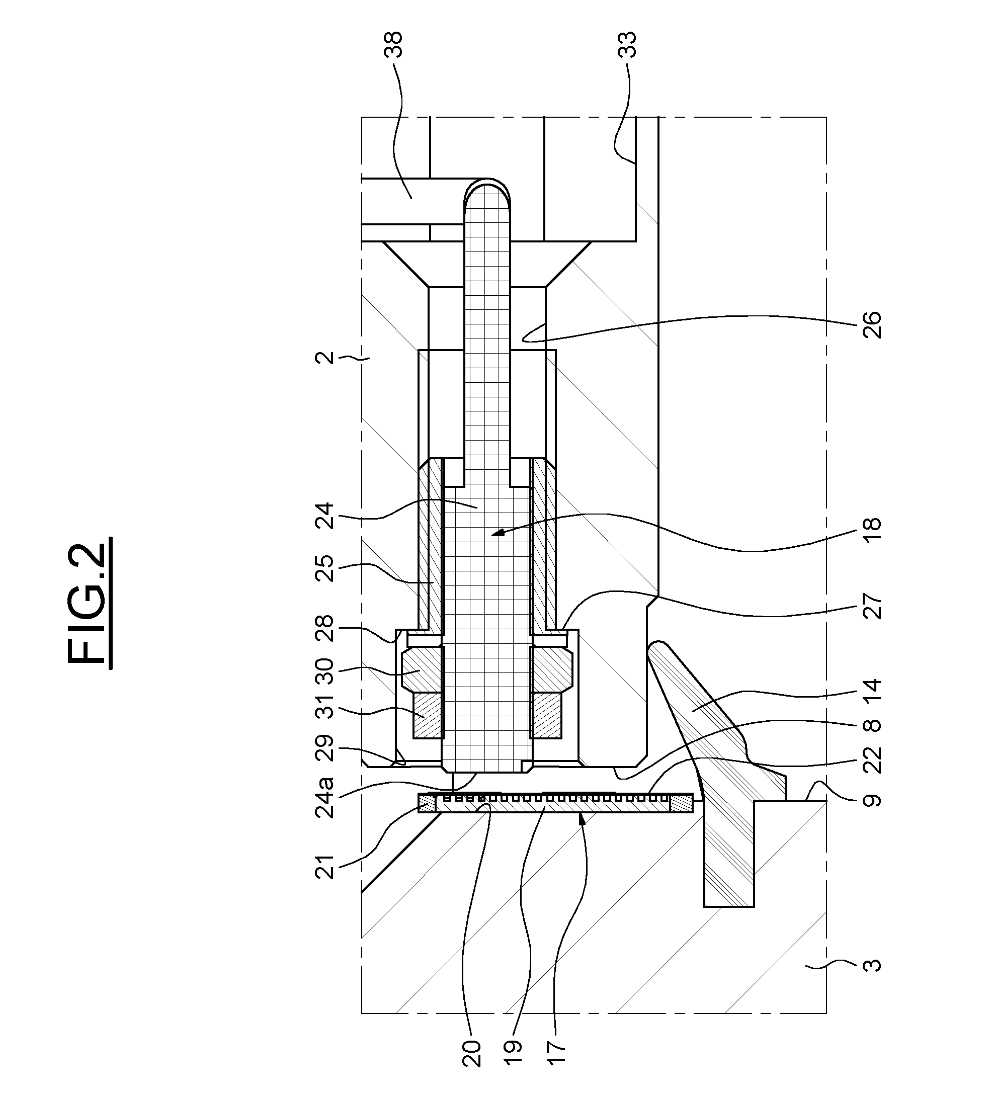 Bearing equipped with an axial displacement detecting device