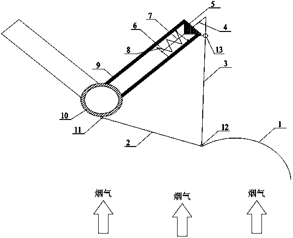 Ammonia spraying grille device for realizing automatic regulation, simultaneously reinforcing mixing and preventing blockage and ammonia spraying method thereof