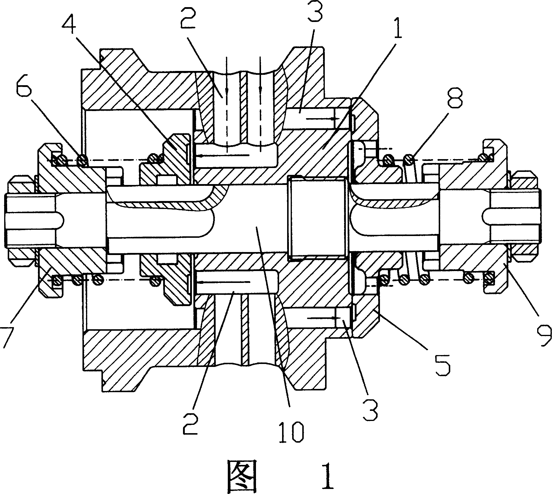 Combined type valve with double fluid channels in use for reciprocating pump