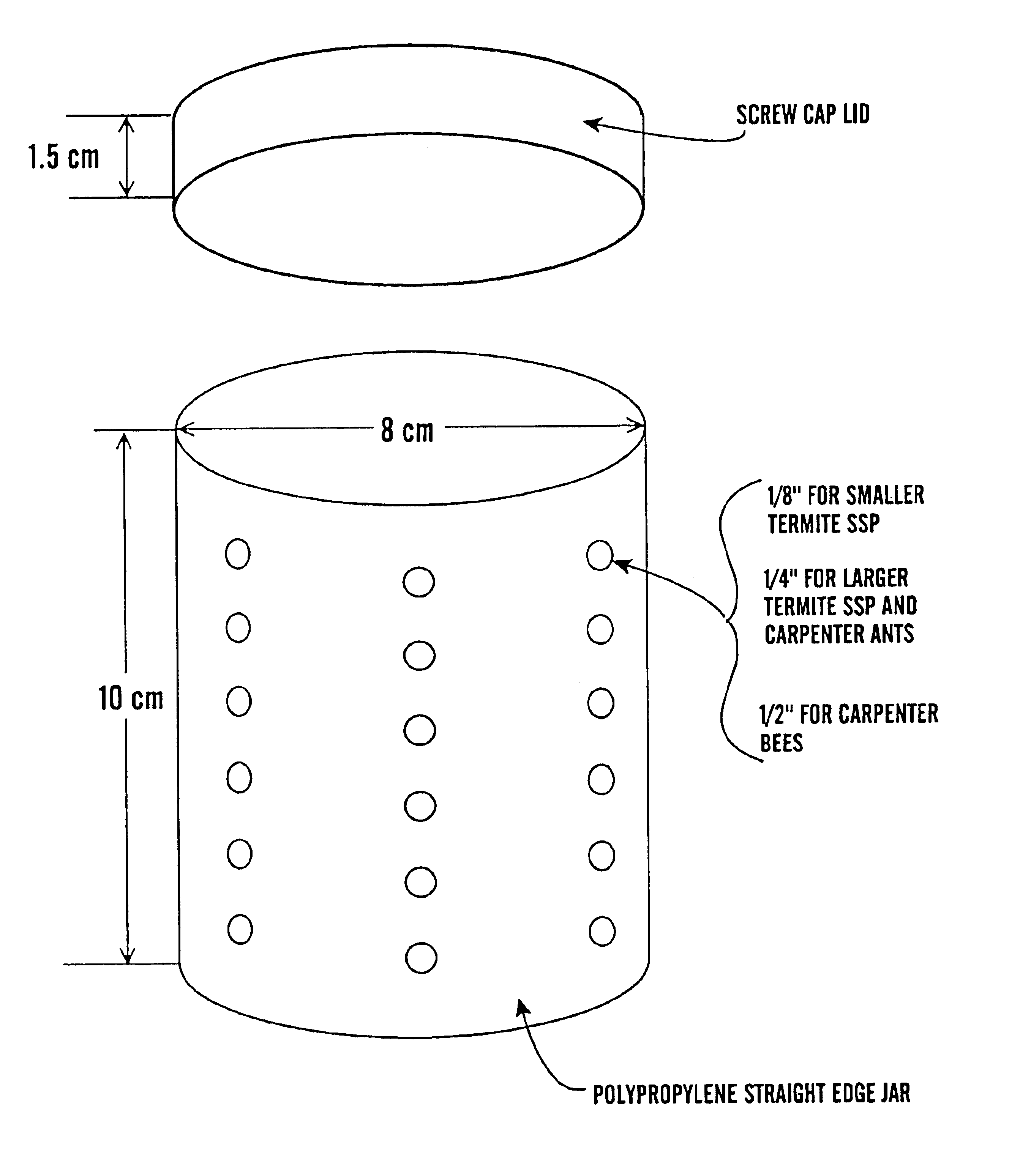 Method and device for attracting insects