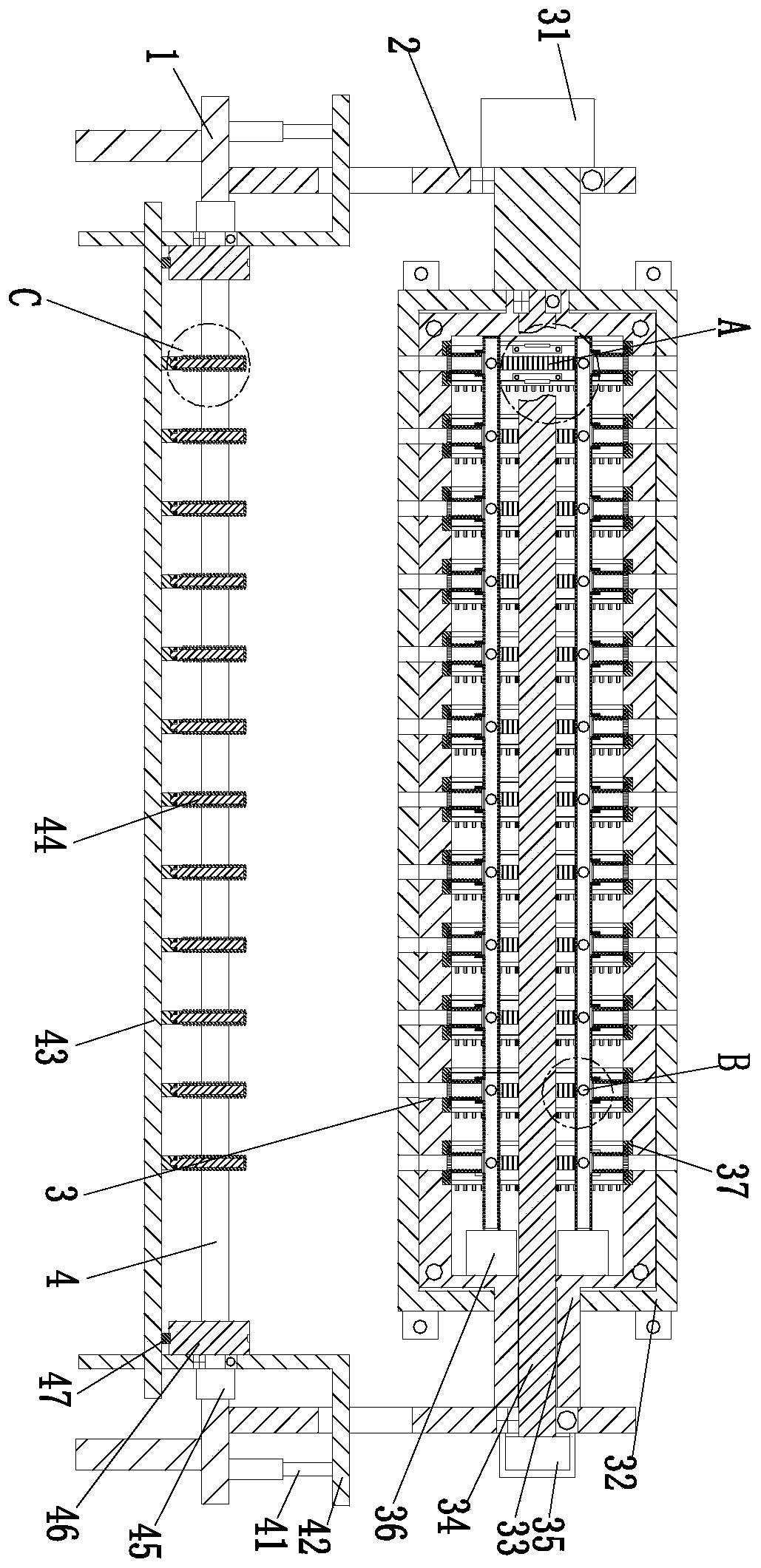 Non-woven fabric melt-blowing forming method
