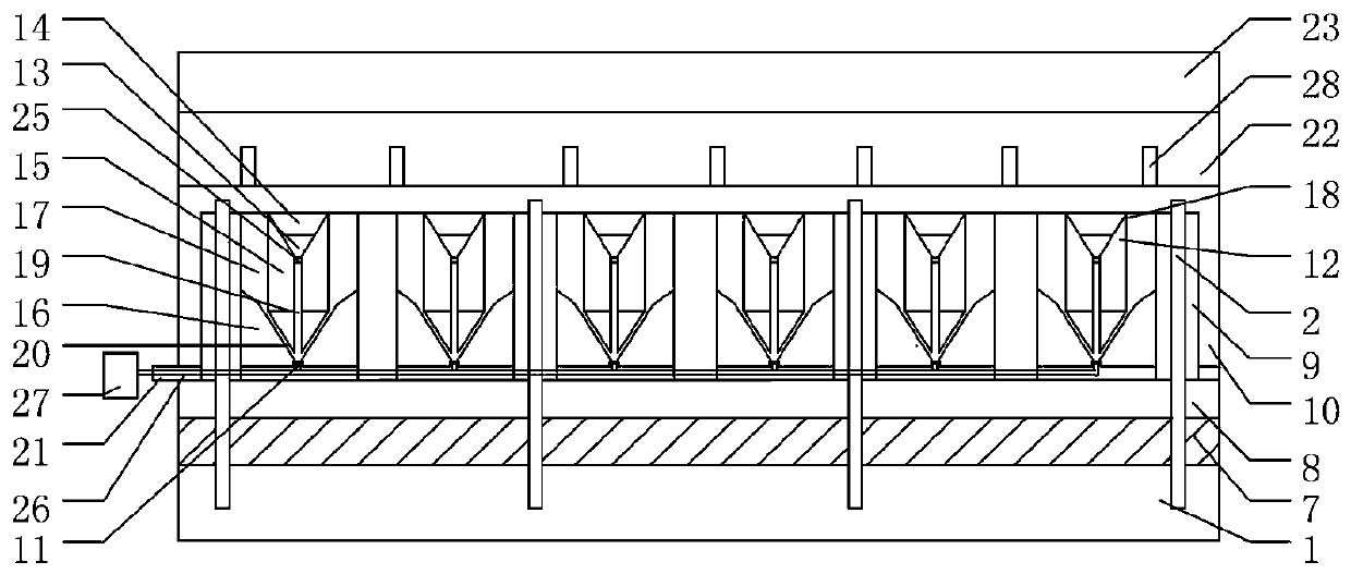 Anti-softening highway roadbed reinforcing structure