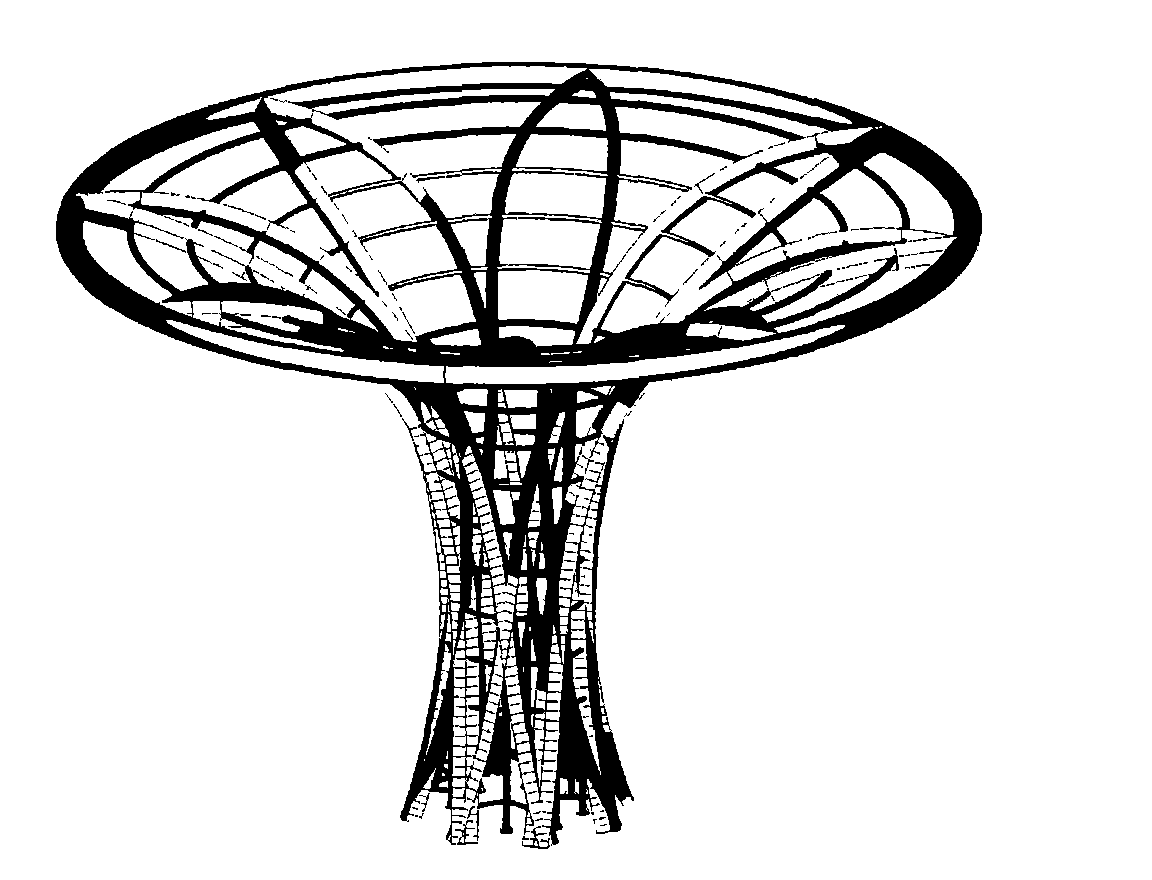 Assembling and positioning construction method of large steel casting members