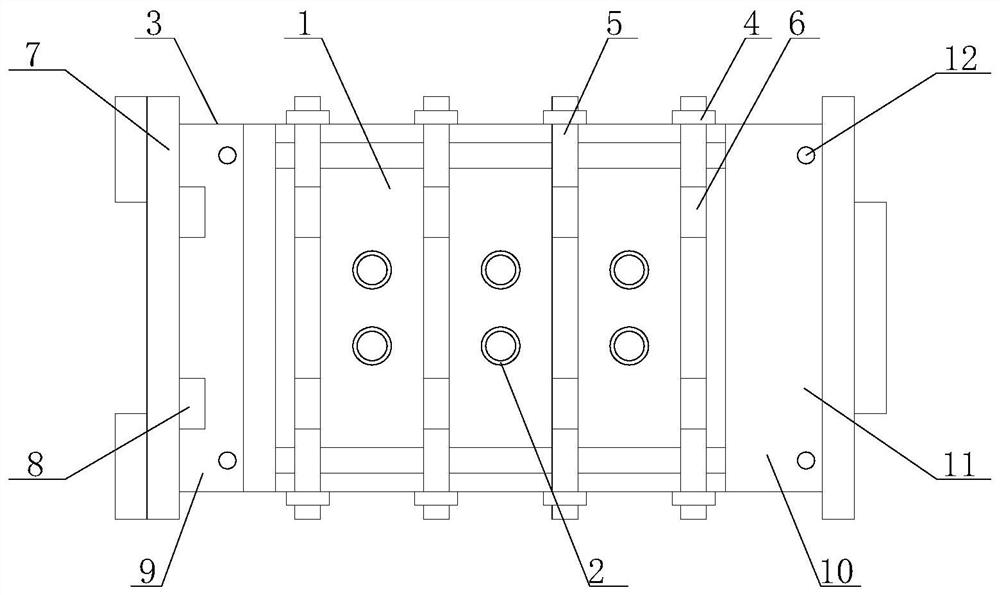 Prefabricated building shear wall structure