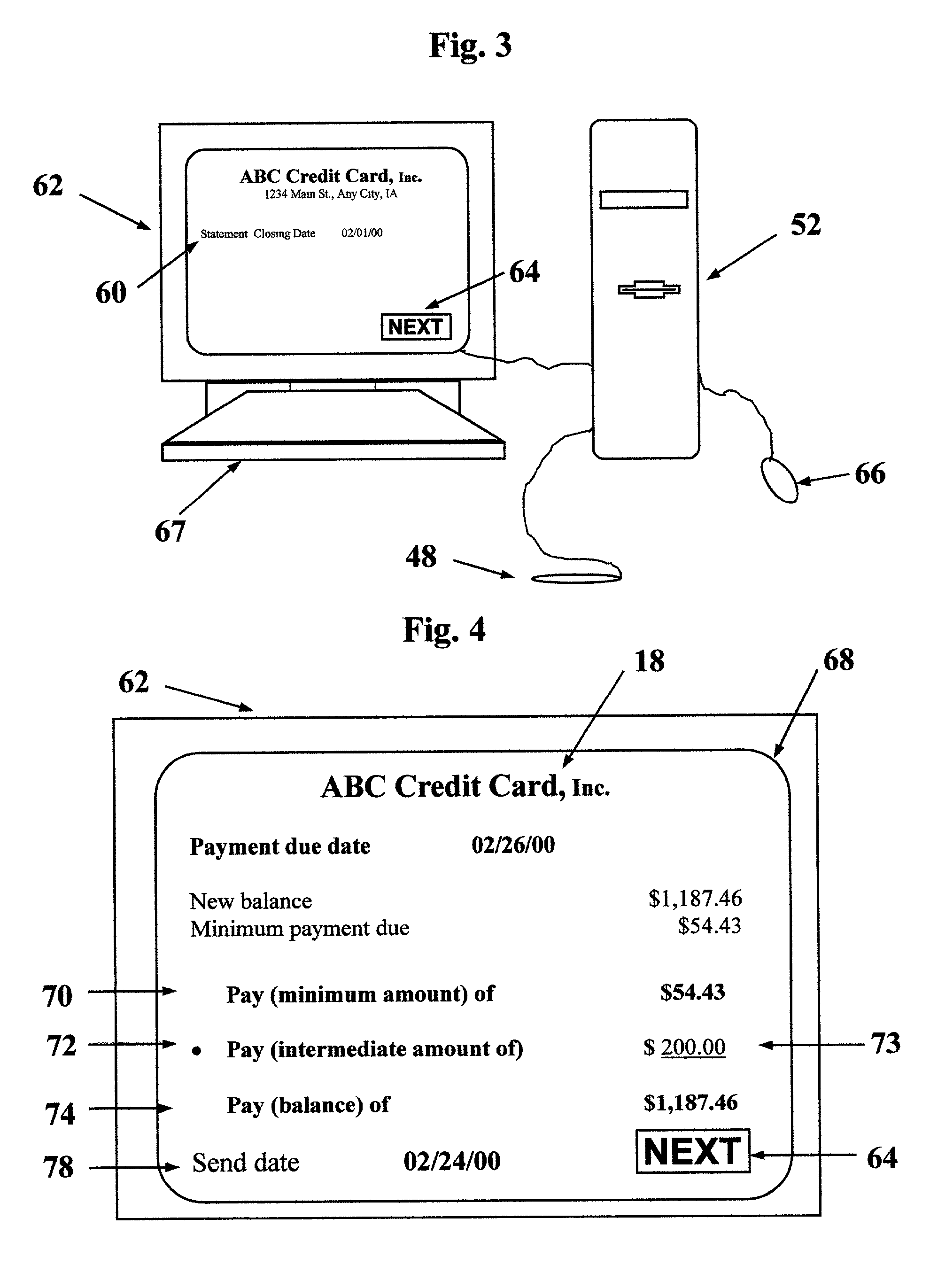 Bill paying with the aid of a scanner