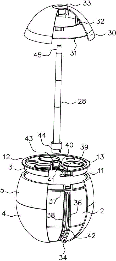Household plant cultivating device