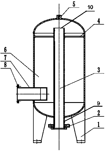 Vapor-liquid-solid spiral-flow type stabilized-pressure mixing conveyor