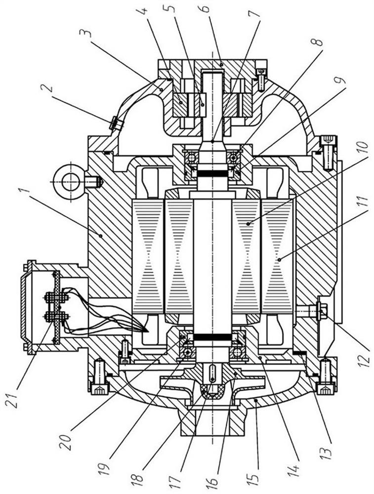 Imported hydraulic motor gear pump with impeller pressurized liquid supply