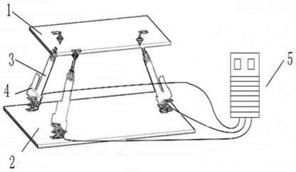 A system and method for realizing real somatosensory driving of forklift simulation