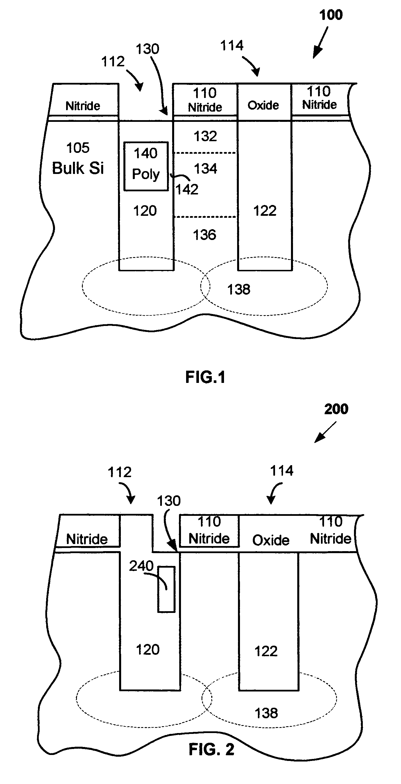 Vertical thyristor-based memory with trench isolation and its method of fabrication