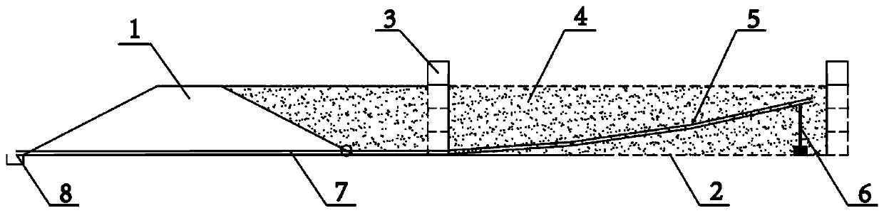 Seepage draining method for fine-grained tailing pond, seepage draining system and application