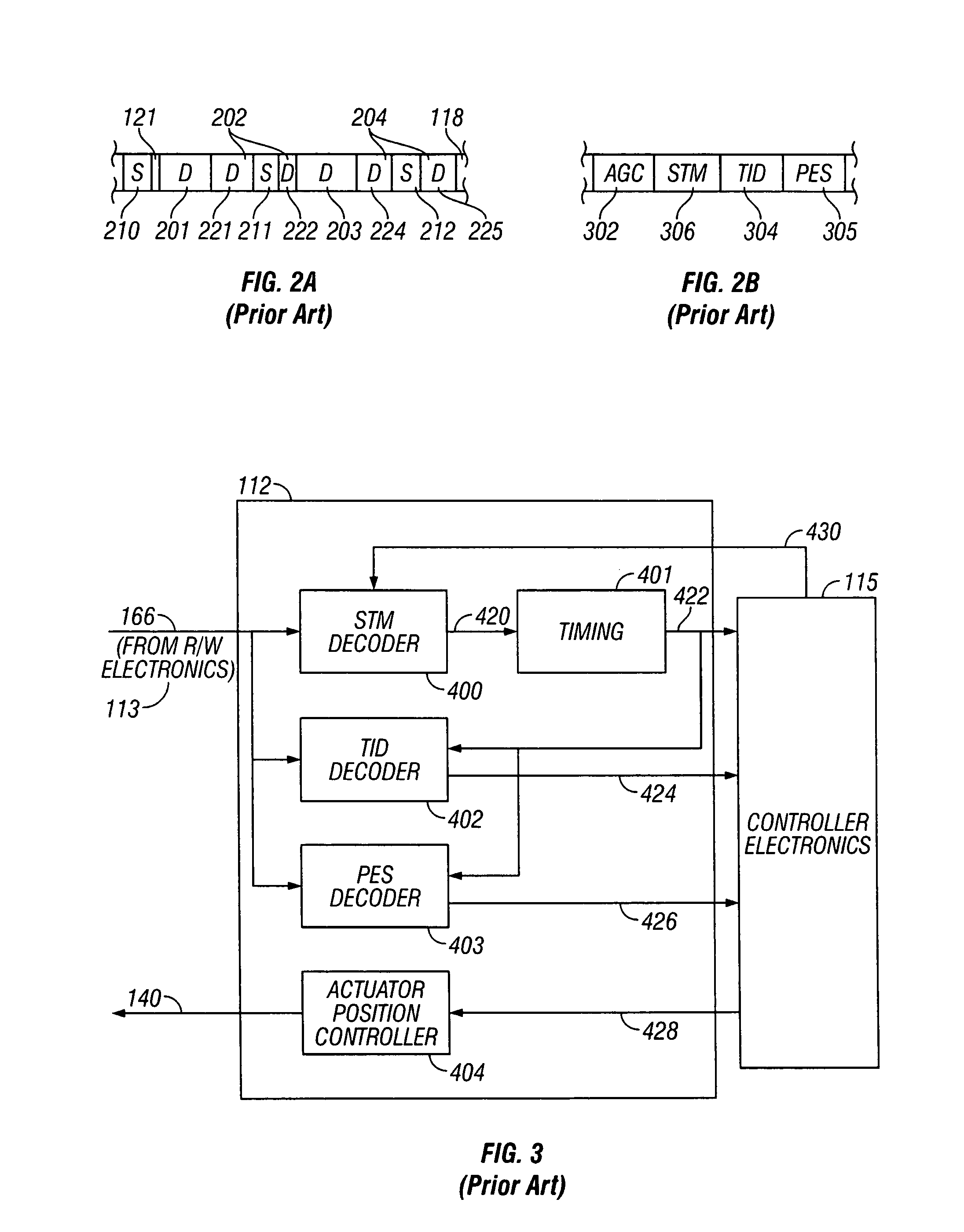 Data recording system with servo pattern having pseudo-noise sequences