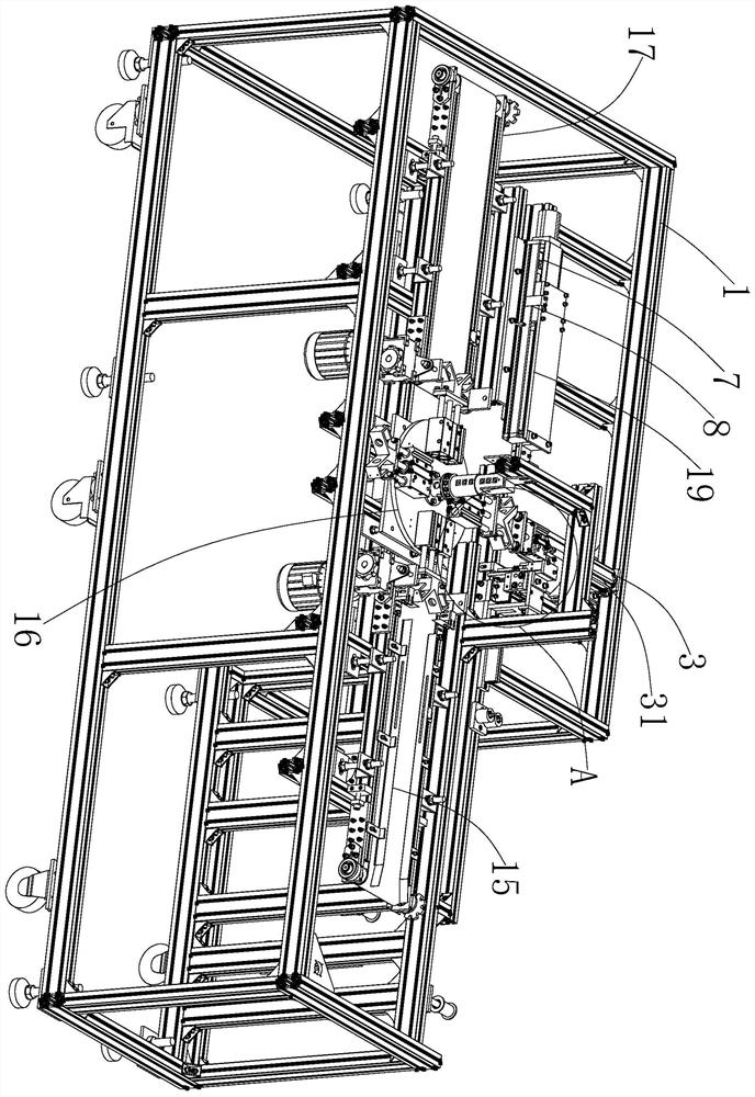 Automatic wrap angle processing equipment