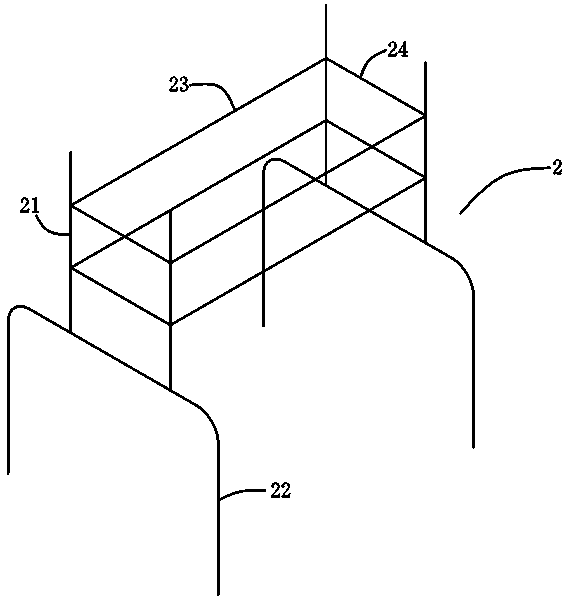 Construction method for one-time pouring forming of concrete flanging