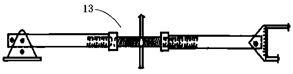 Construction method for one-time pouring forming of concrete flanging