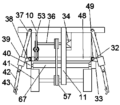 Plastic film laying and compacting device