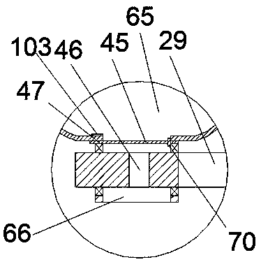 Plastic film laying and compacting device