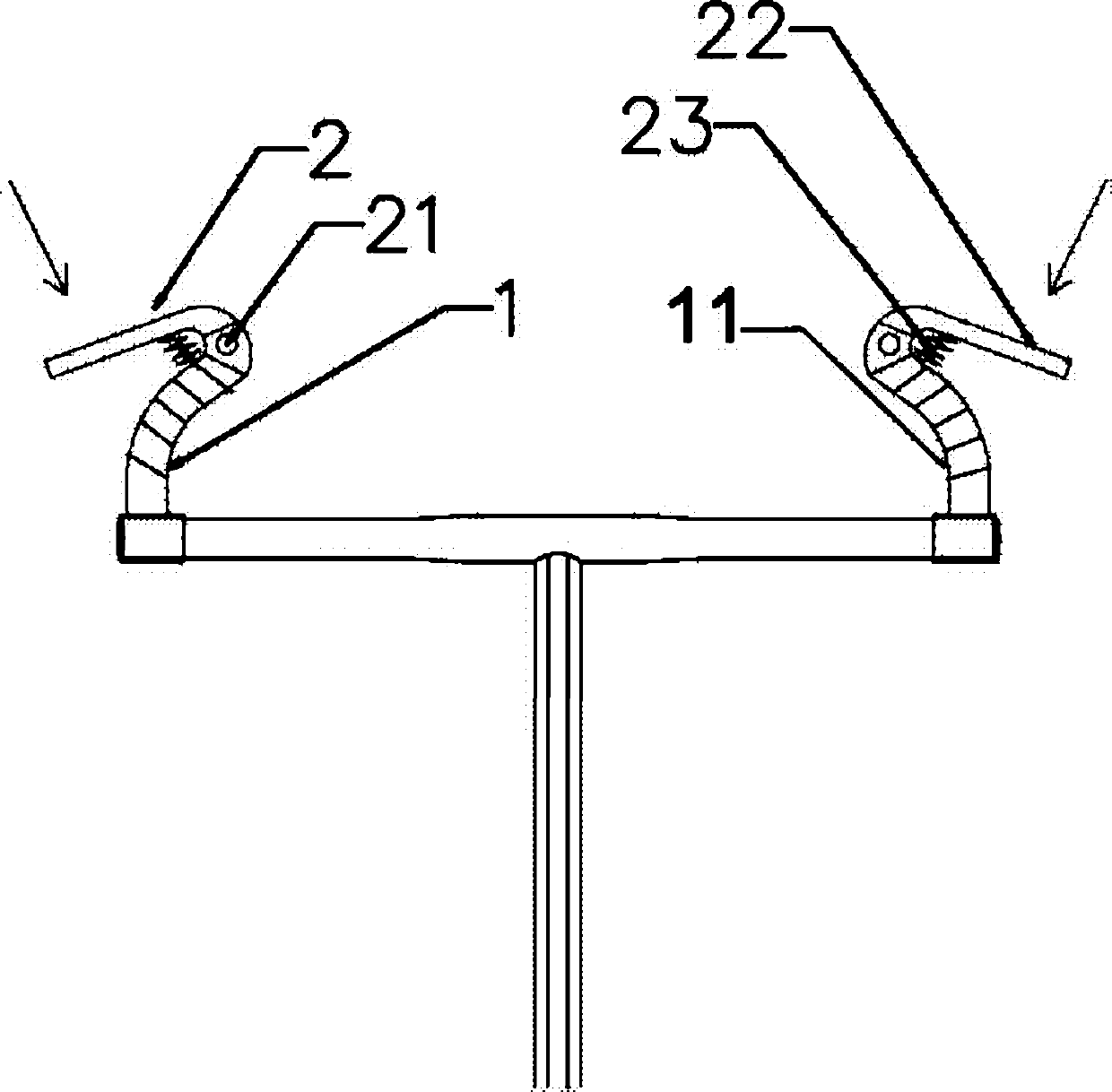 Auxiliary handle mechanism of bicycle