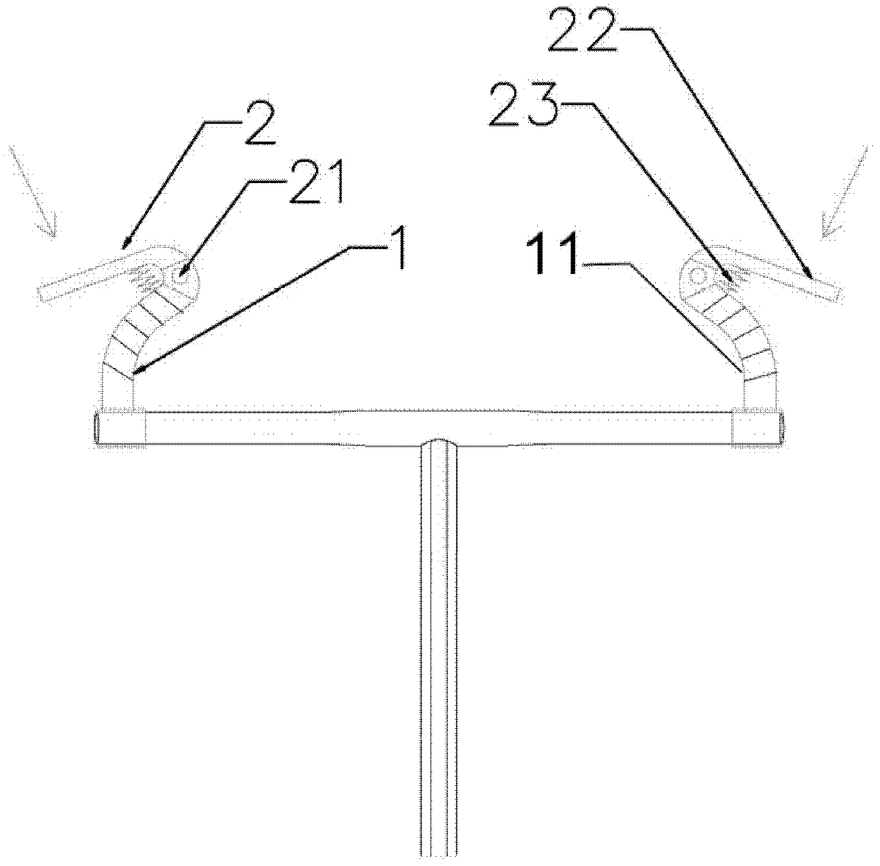 Auxiliary handle mechanism of bicycle