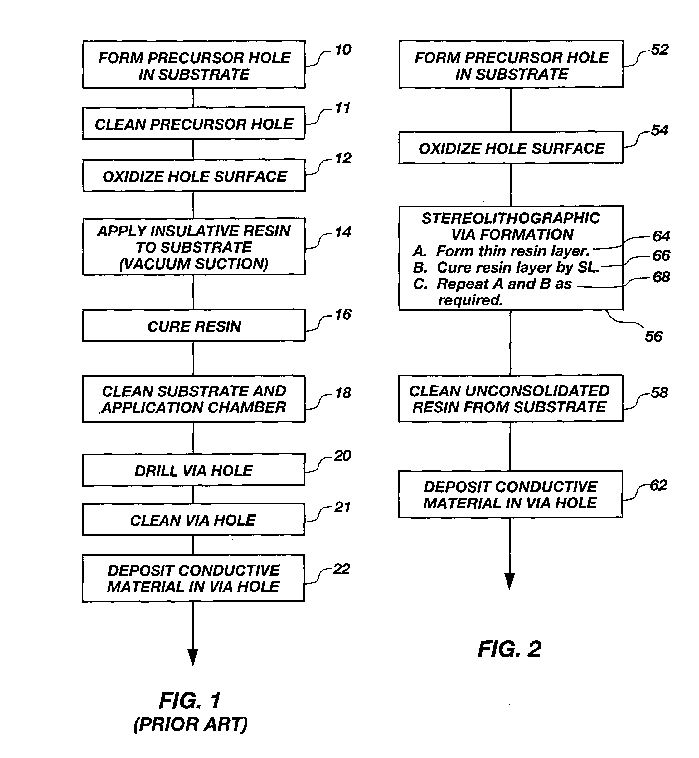 Stereolithographic method for forming insulative coatings for via holes in semiconductor devices, insulative coatings so formed, systems for forming the insulative coatings, and semiconductor devices including via holes with the insulative coatings