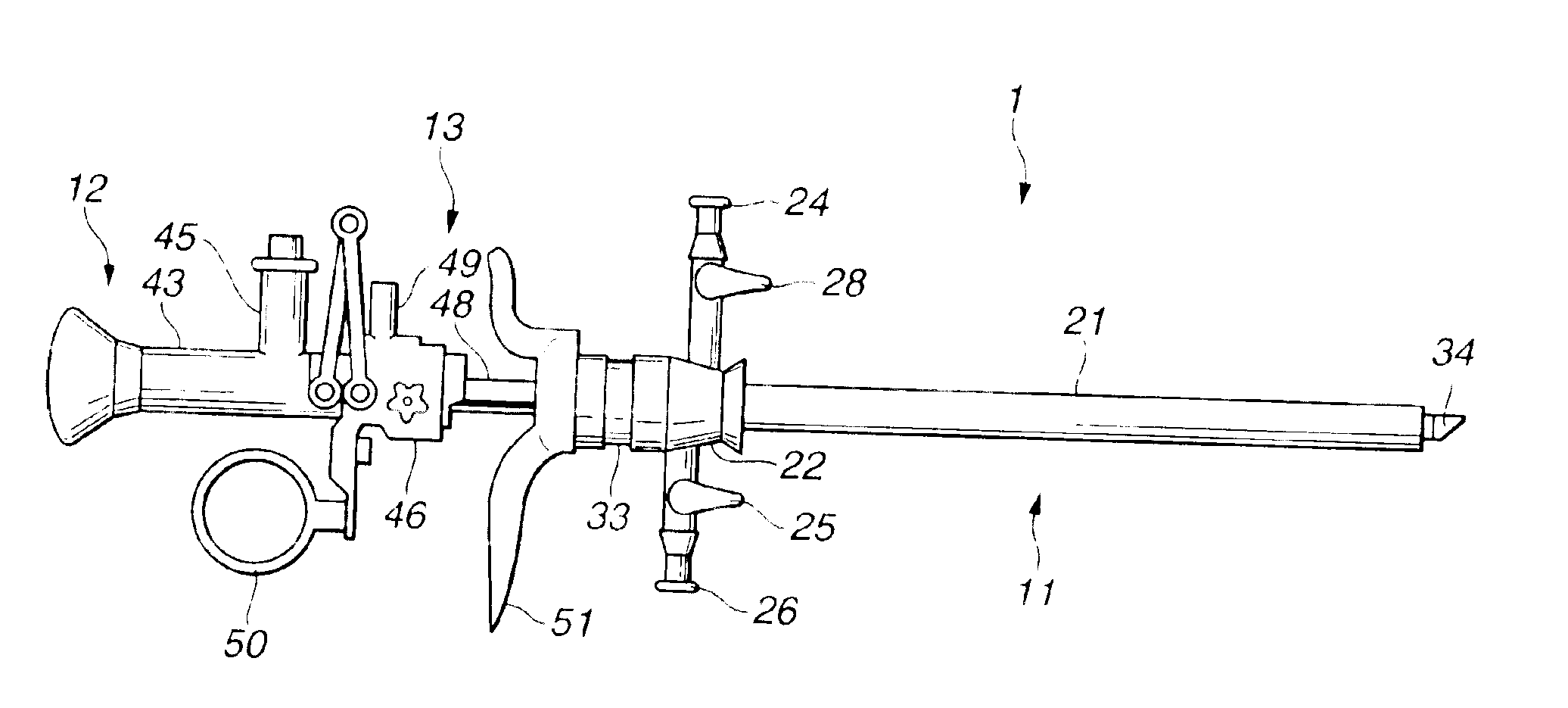 Resectoscope apparatus and electric operation apparatus