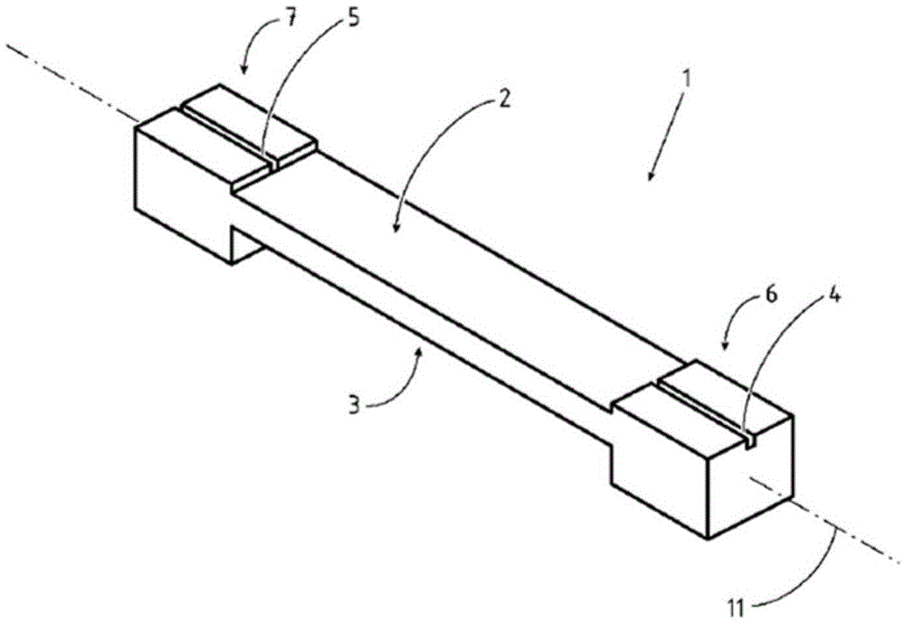 A fiber grating strain sensor and its installation method