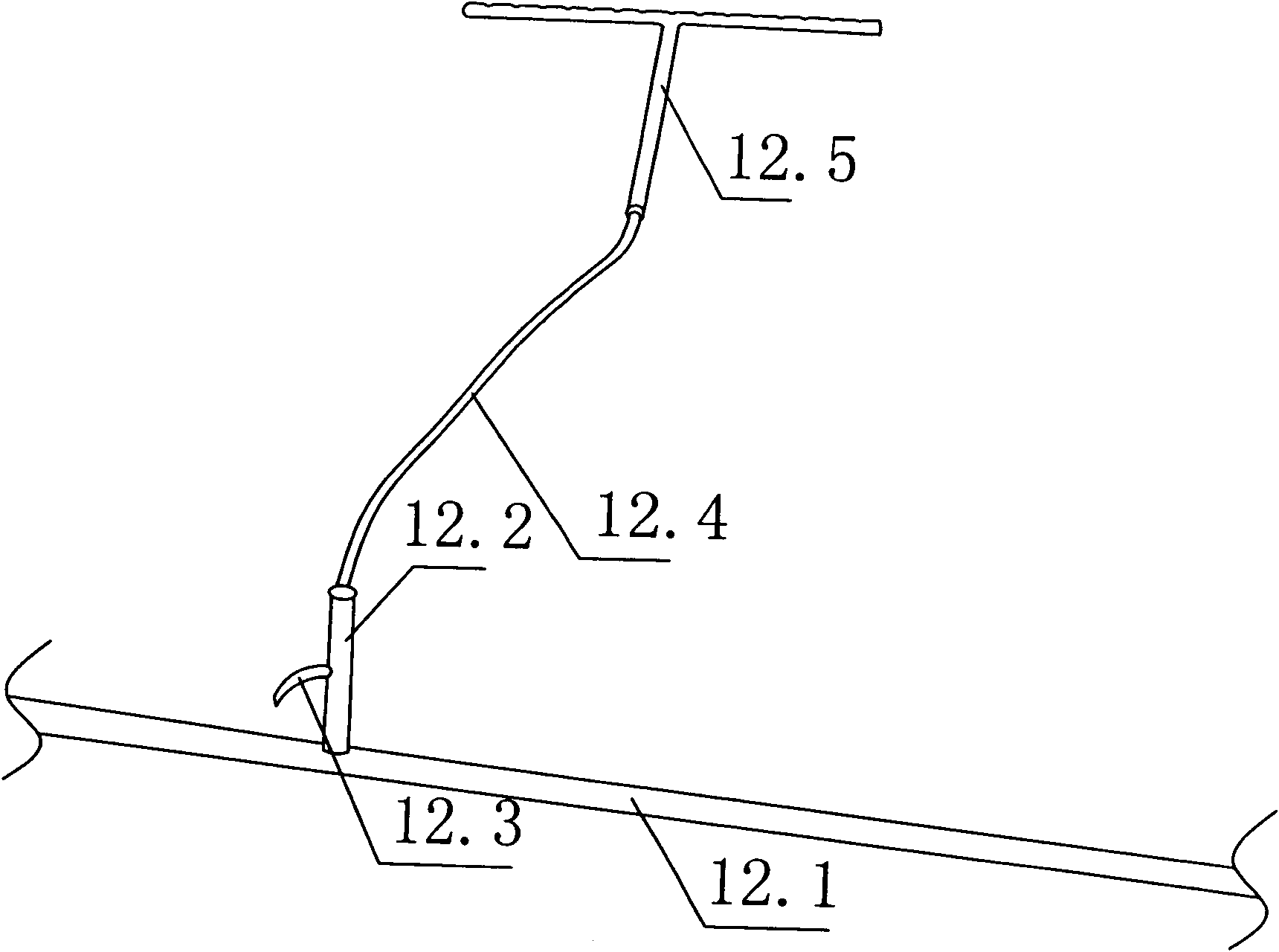 Heating and upsetting cooling device of drill rod pipe end